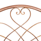 SAFAVIEH Bryn Scaffale da panettiere da esterno a 4 ripiani in ferro battuto vittoriano - 25 pollici L x 15 pollici P x 63 pollici H - 25 L x 15 P x 63 H