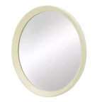 Specchio da Parete D20x1.5 in Legno di Mango, Stile Arredamento Transizionale con Cornice in Solido Legno di Mango, per Bagno