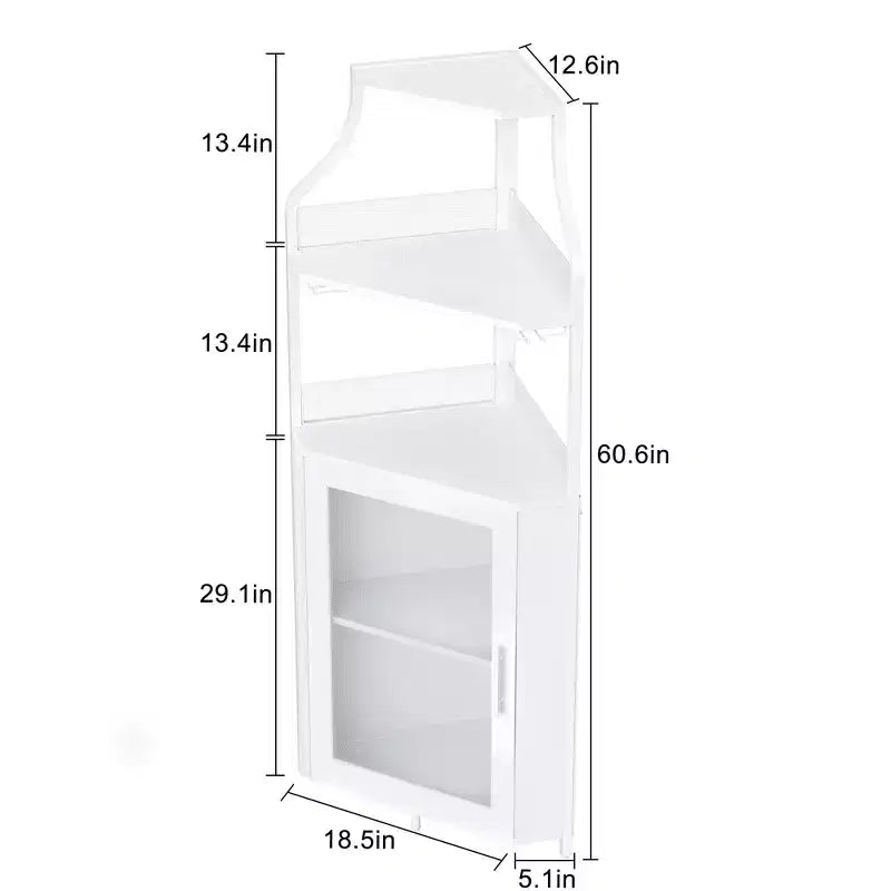 Porta-bottiglie angolare, scaffale a 5 ripiani con portabottiglie rimovibile, mobile bar con porta-bicchieri, piccolo mobiletto per sala da pranzo e credenza con anta a rete