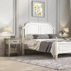 Comodino con cassetto e 2 ripiani, tavolino versatile per camera da letto, soggiorno, dormitorio e piccoli spazi