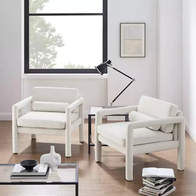 Poltrona accent in velluto, Poltrona moderna per soggiorno, Elegante divano singolo imbottito