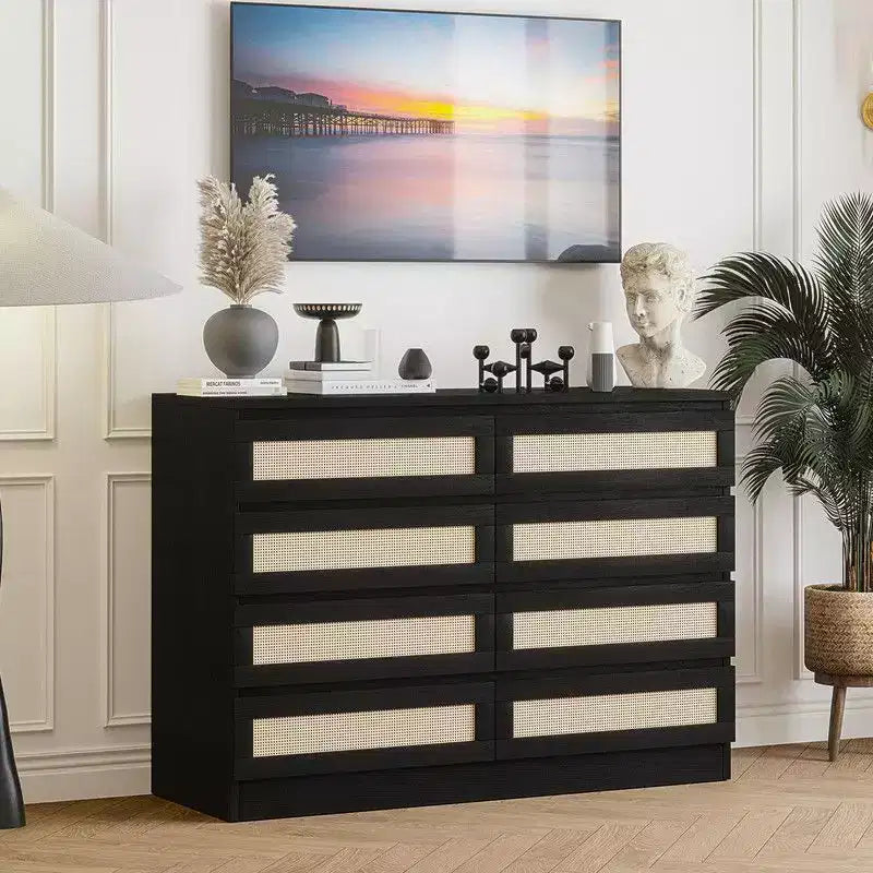 Tavolino laterale con piano rotondo da 50 cm e base scanalata, in legno di mango