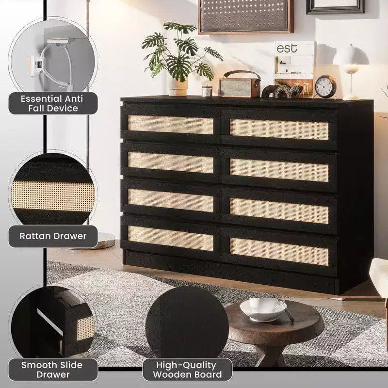 Tavolino laterale con piano rotondo da 50 cm e base scanalata, in legno di mango