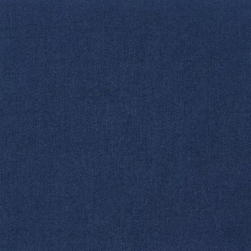Sedia senza braccioli blu navy in lino testurizzato e resistente