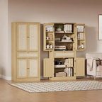 Sedie da pranzo moderne senza braccioli dal design minimalista per cucina e sala da pranzo, sedie da pranzo imbottite in Bouclé/PU, set da 4