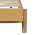 Struttura Letto Matrimoniale/King con 2 Comodini, Letto a Piattaforma in Legno con Testiera e Comodini Corrispondenti