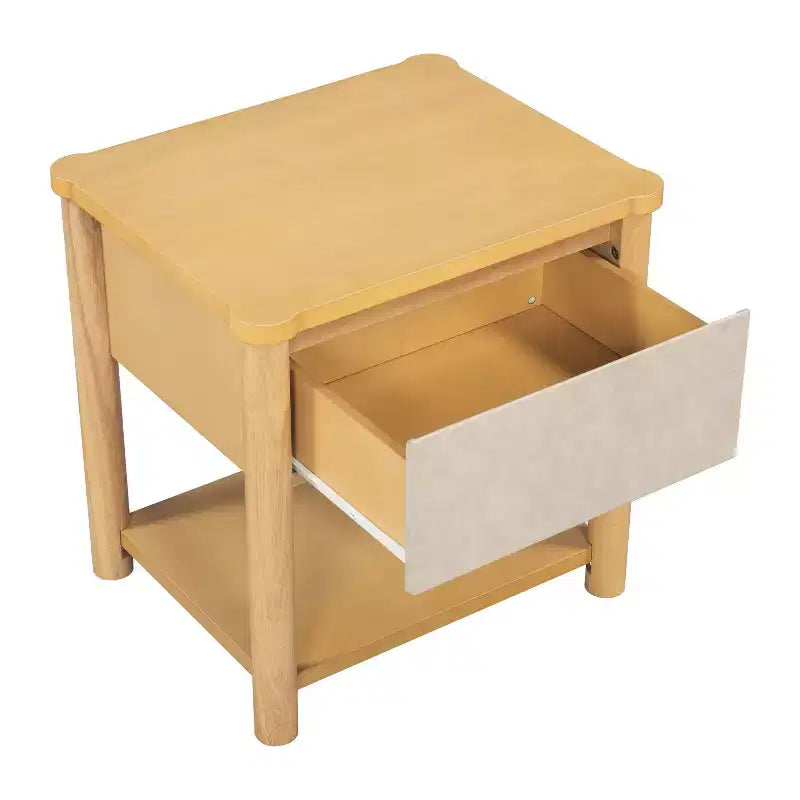Struttura Letto Matrimoniale/King con 2 Comodini, Letto a Piattaforma in Legno con Testiera e Comodini Corrispondenti