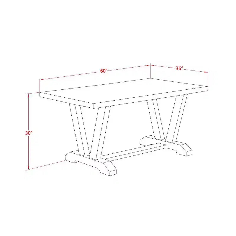 Tavolo da pranzo da 6 pezzi con ripiano in legno massello finitura rovere naturale con 1 panca e 4 sedie