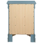 Comodino in legno a 3 cassetti