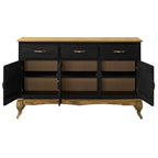 Credenza in legno verde