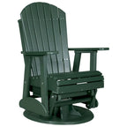 Poltrona scorrevole e girevole Adirondack in Poly Lumber