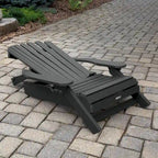 Sedia Adirondack Pieghevole e Reclinabile King-Size HIGHWOOD