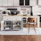 Isola Cucina con Tavolo da Pranzo Estensibile