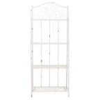SAFAVIEH Bryn Scaffale da panettiere da esterno a 4 ripiani in ferro battuto vittoriano - 25 pollici L x 15 pollici P x 63 pollici H - 25 L x 15 P x 63 H