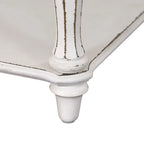 Comodino con Gambe Antico Bianco Magnolia Manor