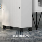 Mobiletto per bagno piccolo con foro per carta