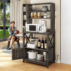 Moasis Scaffale da Forno da Cucina a 5 Livelli con Ripiani, Supporto per Forno a Microonde, Organizzatore per Ripiani da Cucina