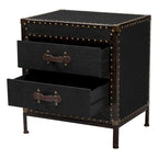 Baule Tavolino in Tela Laura Vintage