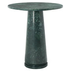 Tavolino d'appoggio rotondo alto in marmo Ghicu di SAFAVIEH Couture - 55,8 cm L x 53,3 cm P x 61 cm A - 53,3x53,3x61 cm