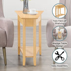 Convenience Concepts Tavolino a cuneo American Heritage con ripiano
