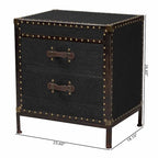 Baule Tavolino in Tela Laura Vintage